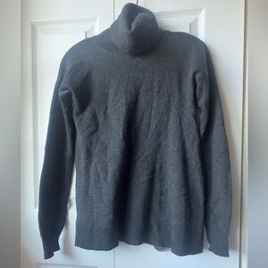 Theory Charcoal Turtleneck Sweater